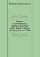 Reason in architecture; lectures delivered at the Royal academy of arts in the year 1906, Jackson Thomas Graham 