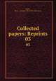 Collected papers: Reprints. 03, Parke, Davis & Company. Research Laboratory 