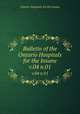 Bulletin of the Ontario Hospitals for the Insane. v.04 n.01, Ontario Hospitals for the Insane 