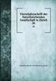 Vierteljahrsschrift der Naturforschenden Gesellschaft in Zrich. 26, Rudolf Wolf 