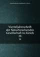 Vierteljahrsschrift der Naturforschenden Gesellschaft in Zrich. 28, Rudolf Wolf 