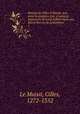 Poesies de Gilles li Muisis, pub. pour la premiere fois, d