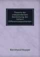 Theorie der independenten Darstellung der hohern Differentialquotienten, Reinhold Hoppe 