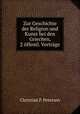 Zur Geschichte der Religion und Kunst bei den Griechen, 2 ffentl. Vortrge, Christian P. Petersen 
