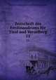 Neue Zeitschrift des Ferdinandeums fur Tirol und Vorarlberg, Tiroler Landesmuseum Ferdinandeum 