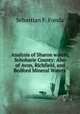 Analysis of Sharon waters, Schoharie County: Also of Avon, Richfield, and Bedford Mineral Waters ., Sebastian F. Fonda 