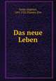 Das neue Leben, Dante Alighieri, 1265-1321,Thamm, Else 