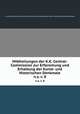 Mittheilungen der K.K. Central-Commission zur Erforschung und Erhaltung der Kunst- und Historischen Denkmale. n.s. v. 8, K.K. Zentral-Kommission fur Erforschung und Erhaltung der Kunst-und Historischen Denkmale 