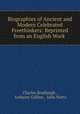 Biographies of Ancient and Modern Celebrated Freethinkers: Reprinted from an English Work ., Charles Bradlaugh , Anthony Collins , John Watts 