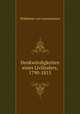 Denkwurdigkeiten eines Livlanders 1790-1815, Woldemar von Loewenstern 