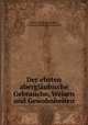 Der ehsten aberglaubische Gebrauche, Weisen und Gewohnheiten, Johann Wolfgang Boecler, Friedrich Reinhold Kreutzwald 