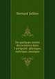 De quelques points des sciences dans l`antiquit: physique, mtrique, musique, Bernard Jullien 