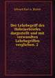 Der Lehrbegriff des Hebrerbriefes dargestellt und mit verwandten Lehrbegriffen verglichen. 2 ., Edward Karl A. Riehm 