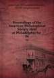 Proceedings of the American Philosophical Society Held at Philadelphia for .. 56, American Philosophical Society , JSTOR (Organization) 