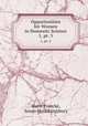Opportunities for Women in Domestic Science. 1, pt. 3, Marie Francke, Susan Myra Kingsbury 