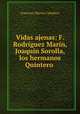 Vidas ajenas: F. Rodriguez Marin, Joaquin Sorolla, los hermanos Quintero ., Francisco Martin Caballero 