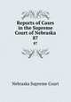 Reports of Cases in the Supreme Court of Nebraska. 87, Nebraska Supreme Court 