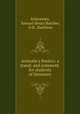 Aristotle`s Poetics: a transl. and comment. for students of literature, Aristoteles, Samuel Henry Butcher, O.B . Hardison 