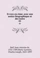 Evvres en rime; avec une notice biographique et des notes. 01, Jean-Antoine de Baif 