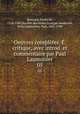 Oeuvres compltes. . critique, avec introd. et commentaire par Paul Laumonier. 05, 