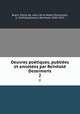 Oeuvres potiques, publies et annotes par Reinhold Dezeimeris. 2, Brach, Pierre de, sieur de la Motte-Montussan, b. 1549,Dezeimeris, Reinhold, 1835-1913 