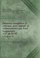 Oeuvres compltes. . critique, avec introd. et commentaire par Paul Laumonier. v.17 pt.01-03, 