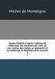 Essais. Publies d
