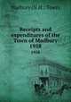 Receipts and expenditures of the Town of Madbury. 1958, Madbury (N.H. : Town) 
