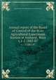Annual report of the Board of Control of the State Agricultural Experiment Station at Amherst, Mass. v.1-5 1883-87, Massachusetts State Agricultural Experiment Station 