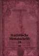 Statistische Monatschrift. 28, Austria Statistische Zentralkommission , Statistische Zentralkommission , Austria 