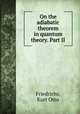 On the adiabatic theorem in quantum theory. Part II, Friedrichs, Kurt Otto 