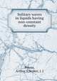 Solitary waves in liquids having non-constant density, Peters, Arthur S,Stoker, J. J 