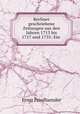 Berliner geschriebene Zeitungen aus den Jahren 1713 bis 1717 und 1735: Ein ., Ernst Friedlaender 