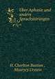 Uber Aphasie und andere Sprachstorungen, H. Charlton Bastian , Maurycy Urstein 