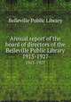 Annual report of the board of directors of the Belleville Public Library. 1915-1927, Belleville Public Library 