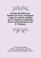 Satires de Dulorens. Edition de 1646, contenant vingt-six satires, publiee par D. Jouaust et precedee d