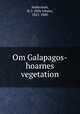Om Galapagos-hoarnes vegetation, Andersson, N. J. (Nils Johan), 1821-1880 