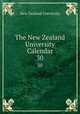 The New Zealand University Calendar. 30, New Zealand University 