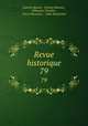 Revue historique. 79, Gabriel Monod 