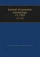Journal of economic entomology. 15, 1922, Entomological Society of America,American Association of Economic Entomologists 