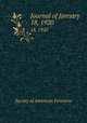 Journal of forestry. 18, 1920, Society of American Foresters 