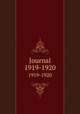 Journal. 1919-1920, Royal Institute of Chemistry,Royal Institute of Chemistry. Journal and proceedings,Royal Institute of Chemistry. Proceedings,Royal Institute of Chemistry. Report of the Council 