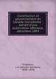 Constitution et gouvernement du Canada microforme : extrait d
