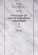 Antologa de poetas argentinos microform. 6, Juan de la C. Puig 