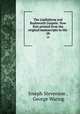 The Lindisfarne and Rushworth Gospels: Now first printed from the original manuscripts in the .. 28, Joseph Stevenson , George Waring 