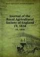 Journal of the Royal Agricultural Society of England. 19, 1858, Royal Agricultural Society of England 
