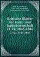 Kritische Bltter fr Forst- und Jagdwissenschaft. 21-22, 1845-1846, Wilhelm Pfeil 
