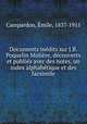 Documents inedits sur J.B. Poquelin Moliere, decouverts et publies avec des notes, un index alphabetique et des facsimile, Emile Campardon 