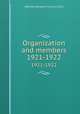 Organization and members. 1921-1922, National Research Council (U.S.) 
