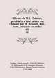 OEvres de M.J. Chenier, precedees d